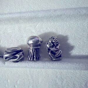 authentic sterling silver troll beads and clasp for bracelet
